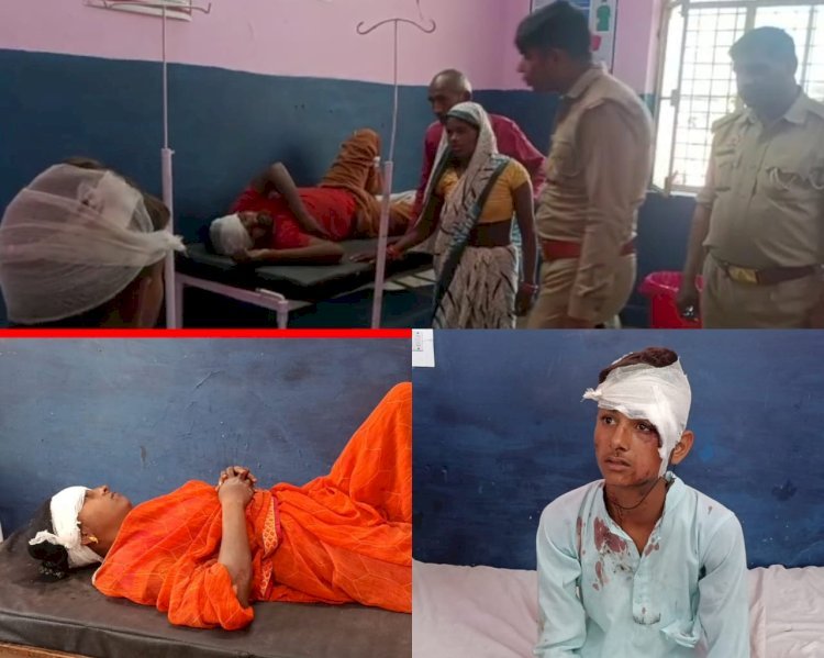 Raibareli-ई-रिक्शा से टकराई बाइक , एक महिला समेत तीन घायल जिला अस्पताल रेफर परिजनों ने अस्पताल में काटा हंगामा