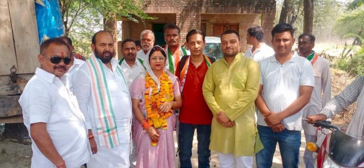 रायबरेली; कांग्रेस प्रत्याशी ने किया नामांकन