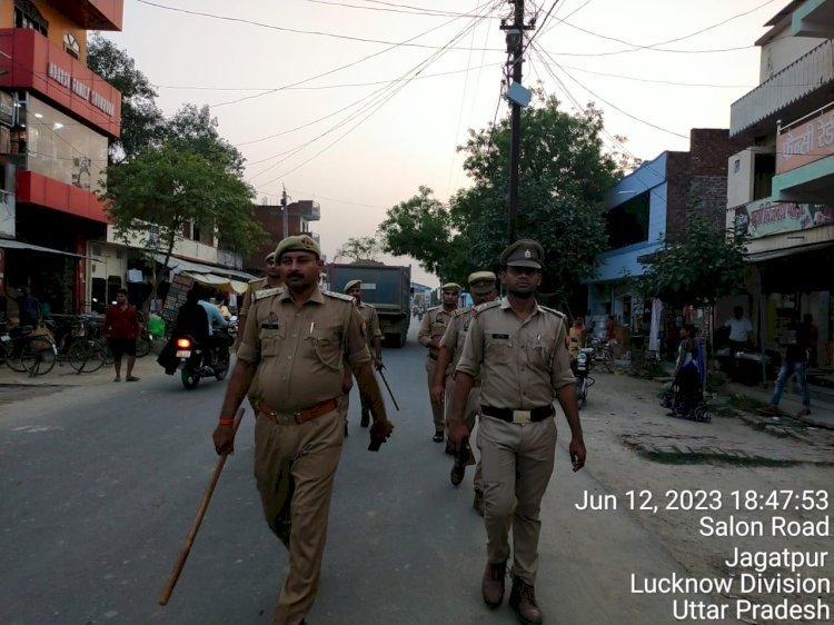 Raibareli-जगतपुर पुलिस के द्वारा चला गया सघन चेकिंग अभियान*