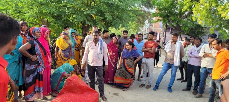 Raibareli-महिला की मौत पर मायके वालों ने काटा हंगामा*