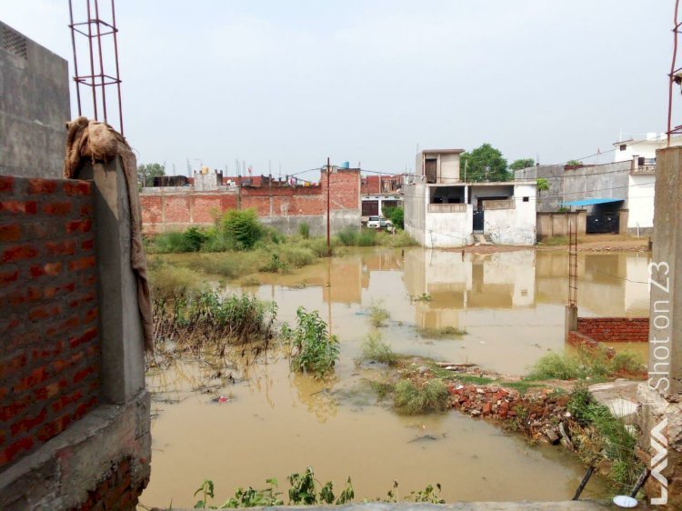 जल भराव की समस्या से जूझ रहे आचार्य द्विवेदी नगर मोहल्ले के लोग*