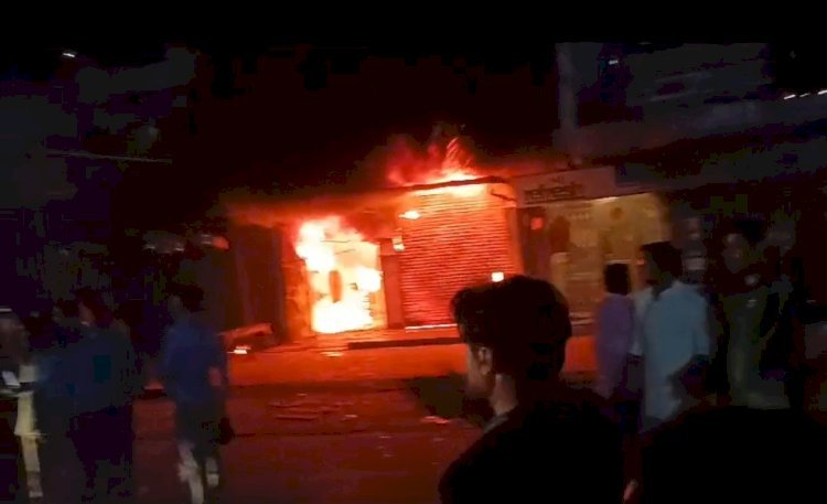 बड़ी खबर-दुकान में लगी भीषण आग