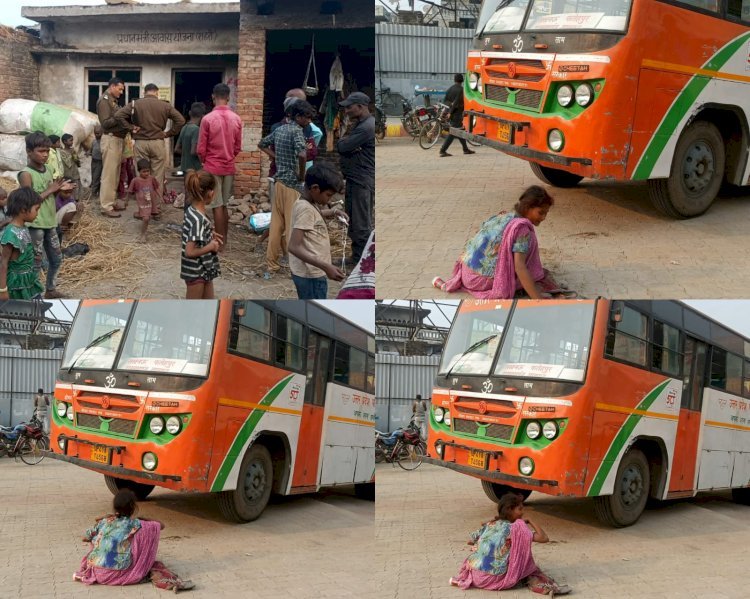 Raibareli-बस के टायर की चपेट में आने से भीख मांग रहे चार वर्षीय मासूम की दर्दनाक मौत 