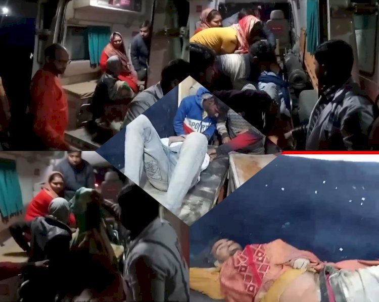 Raibareli-छत गिरने से तीन लोग नीचे दबे मची चीख की पुकार