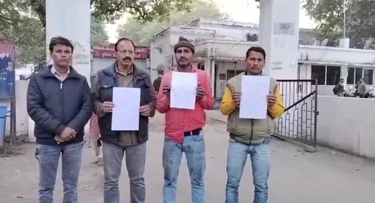 रायबरेली-पटरी दुकानदारों ने दबंग दरोगा सौरभ बालियान पर लगाये गंभीर आरोप