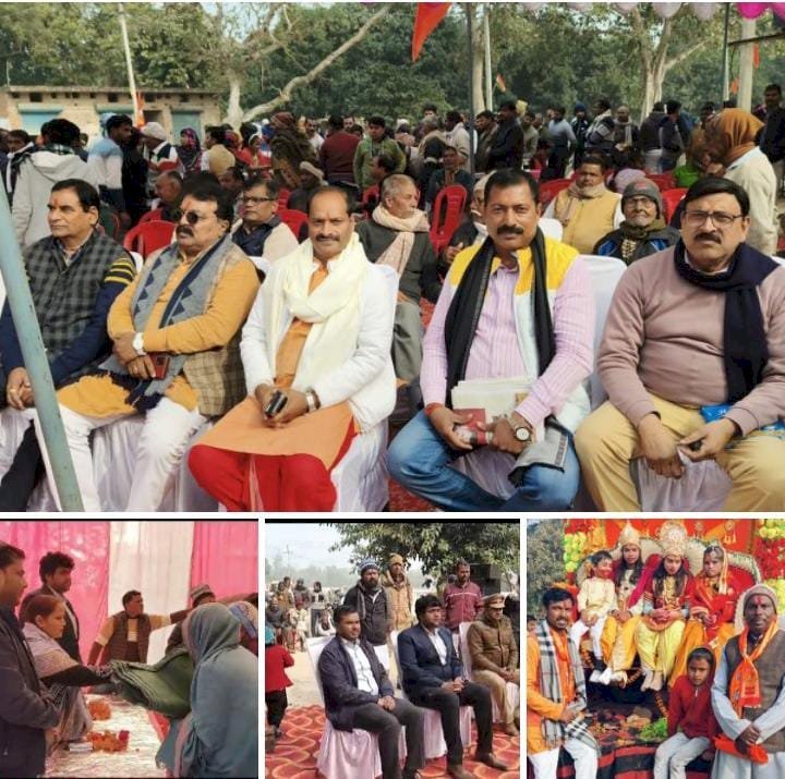 रायबरेली- नगर से लेकर गांव तक दिखी श्री राम की लहर,,,,,