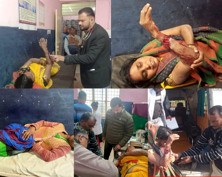 Raibareli-जमीनी विवाद में सास बहू में मारपीट , दोनों घायल