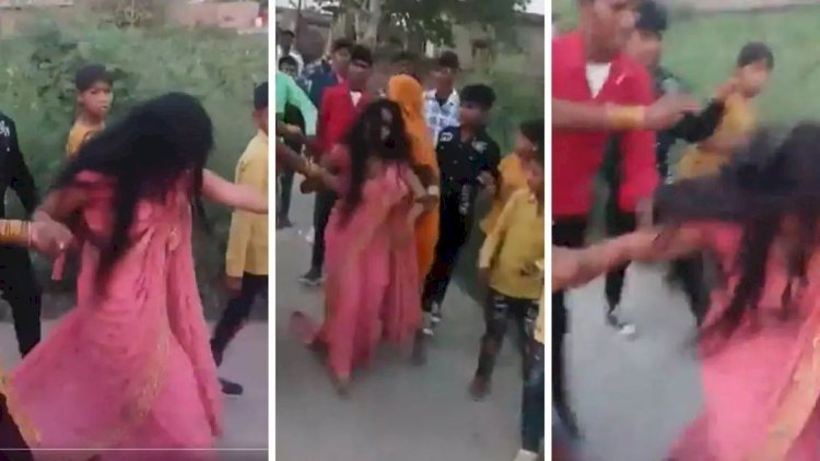 प्रेमी की बारात में सज संवर कर गई प्रेमिका कर दिया कुछ ऐसा घर वालो के उड़ गए होश