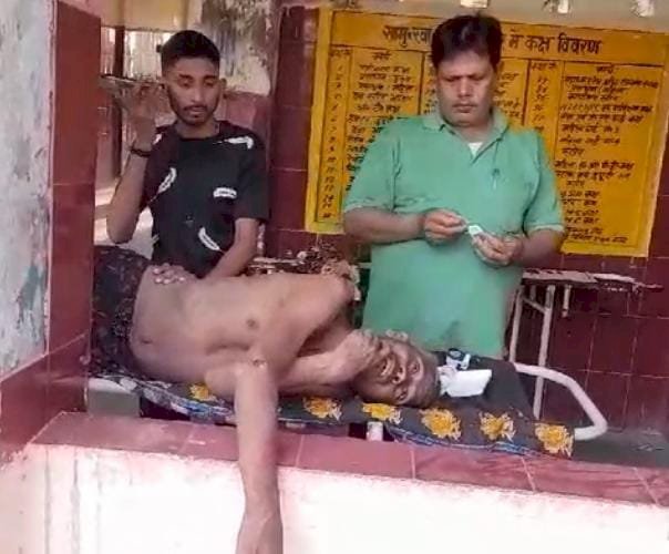 रायबरेली-भवन निर्माण के समय ऊंचाई से गिरा राजगीर , हालत गंभीर