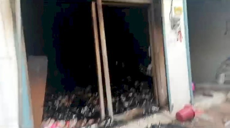 Raibareli-मेडिकल स्टोर में लगी भीषण आग