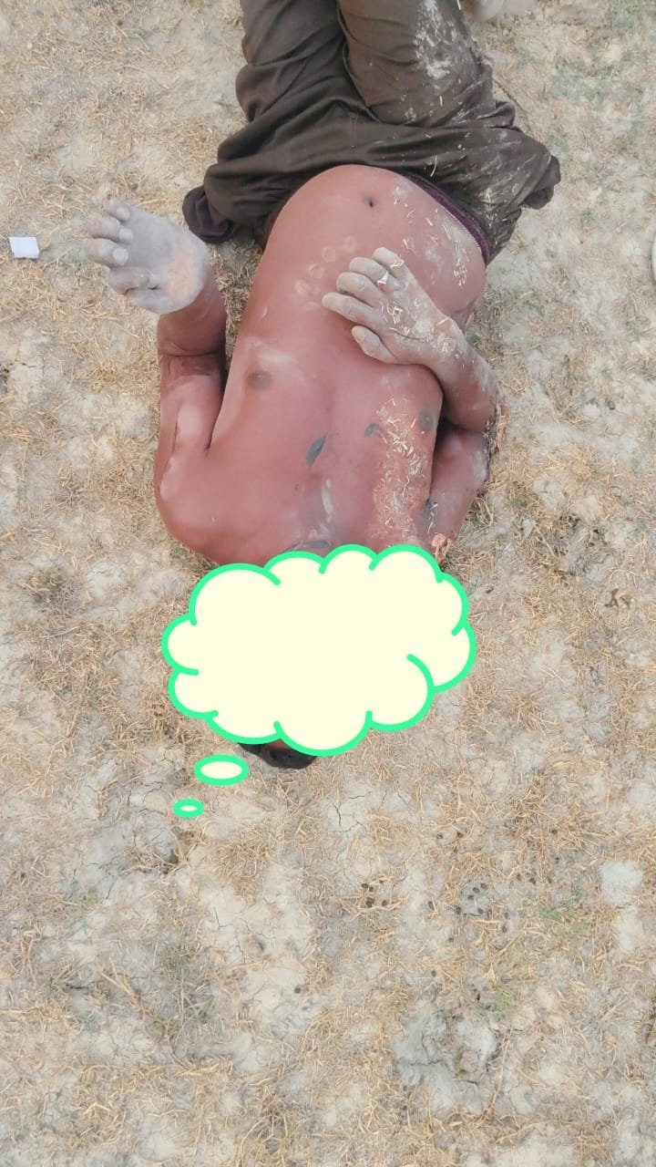 रायबरेली-खेत में मिला अधेड़ का अर्धनग्न शव , चेहरे पर चोट के निशान,,,, 