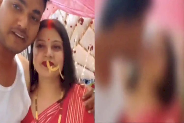 दूल्हा दुल्हन ने सुहागरात पर बनाया ब्लॉग वीडियो हुआ वायरल
