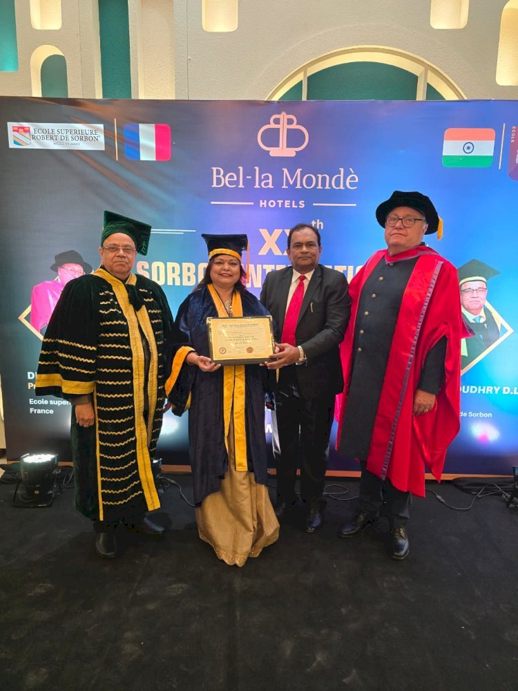 डाक्टर किरण सिंह, प्रदेश भाजपा कार्यसमिति सदस्य, मानद डॉक्टरेट से सम्मानित - 