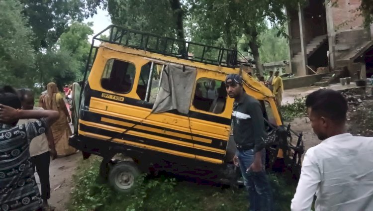 Raibareli-टेम्पो की कैची टूटने से हुआ बड़ा हादसा 