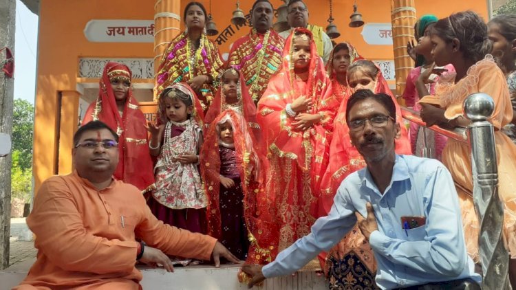 रायबरेली-परशदेपुर के मेढूरीन देवी मंदिर में ऊंचाहार की बेटी के भजनों की हुई शूटिंग 