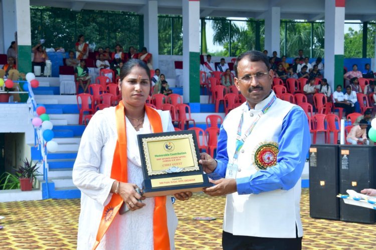 रायबरेली-पद्मश्री सुधा सिंह ने डीएवी के बच्चों का बढ़ाया हौसला , बताया खेल का महत्व