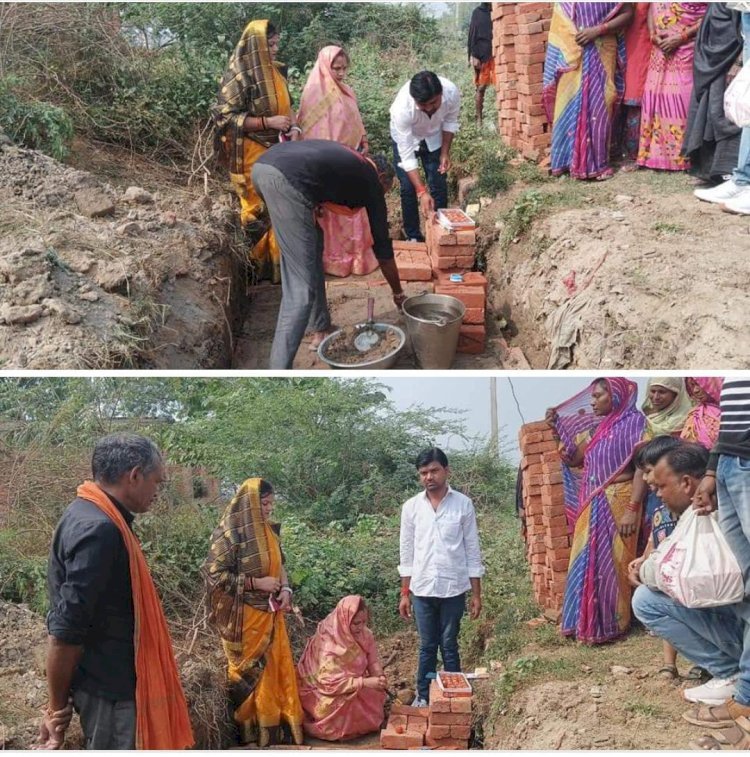 रायबरेली-खोजनपुर प्रधान की मेहनत लाई रंग , गांव में जल निकासी के लिए बनेगा एक हजार मीटर पक्का नाला