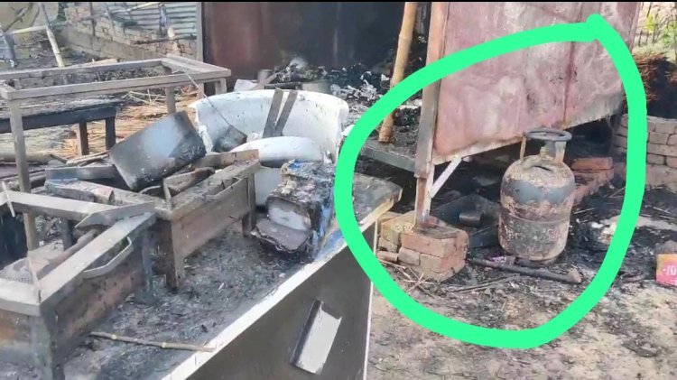 रायबरेली में घरेलू गैस सिलेंडर का दुकानो में किया जा रहा है उपयोग