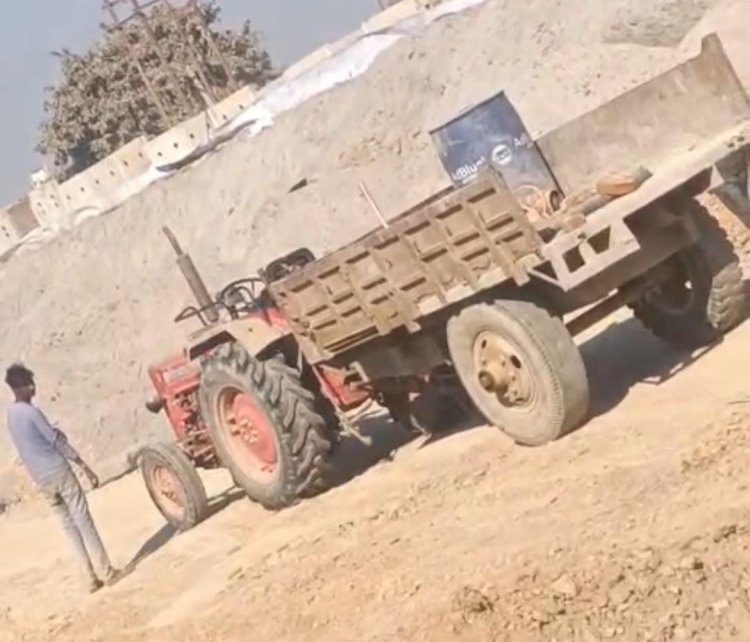 रायबरेली-एनएचएआई निर्माण में सुरक्षा को धता बताकर करतब दिखाते हो रहा कार्य 