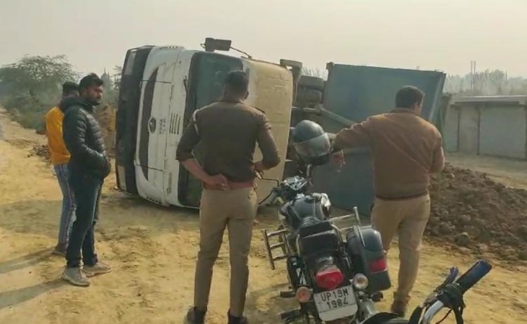 रायबरेली-NHI के आड़ में चोरी से बेची जा रही मिट्टी,,,,, 