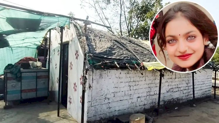 दीवारें तो हैं लेकिन छत नहीं... पॉलीथिन और लकड़ी की बल्लियों से ढंका है वायरल गर्ल मोनालिसा का घर, ठीक सामने बना मुख्यमंत्री का हेलीपेड