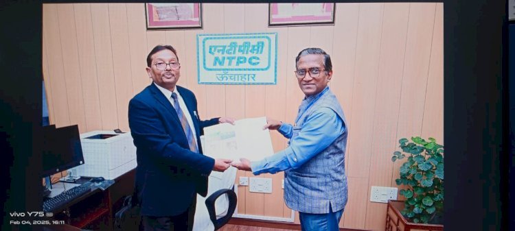 रायबरेली-अभय कुमार श्रीवास्तव बने एनटीपीसी ऊंचाहार के नए प्रमुख,, 