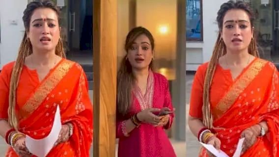 हाथों में पेपर लेकर थाने पहुंच गईं हर्षा रिछारिया, वजह जानकर चौंक जाएंगे, वीडियो वायरल