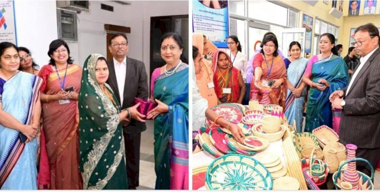रायबरेली-एनटीपीसी में मूंज क्राफ्ट प्रदर्शनी का आयोजन