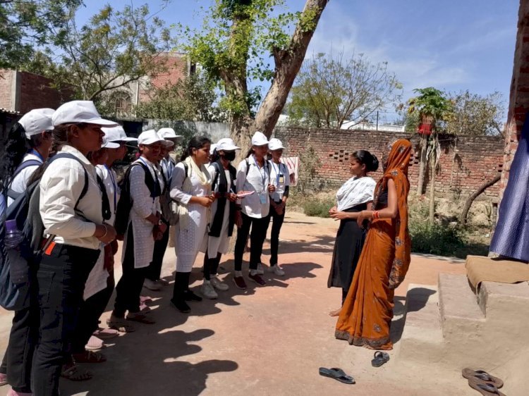 रायबरेली-छात्र छात्राओं को ग्रामीणों ने बताया गंदगी का दर्द , बच्चे करेंगे सफाई