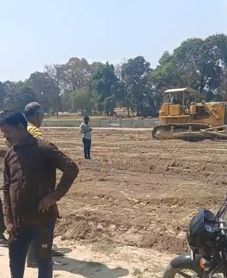 रायबरेली-गंगा एक्सप्रेस वे निर्माण में बंद कर दिया गया जल निकासी का रास्ता , 50 बीघा भूमि पर लगा ग्रहण 