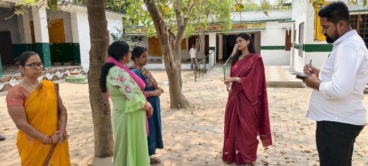 रायबरेली डीएम ने प्रा0 विद्यालय मधुकरपुर का किया औचक निरीक्षण