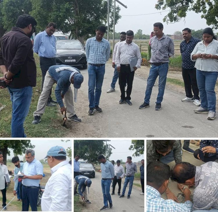 रायबरेली-क्षेत्रीय विधायक द्वारा याचिका समिति में शिकायत के बाद धांधली की जांच करने पहुंची टीम, मिली बड़ी खामियां मिली,,,,, 