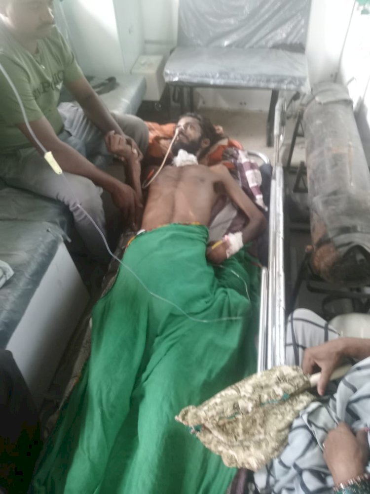 घयाल हुए युवक का रायबरेली के एम्स में चल रहा है इलाज