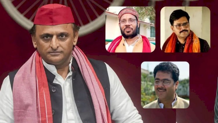 सपा के बागी विधायकों पर एक्शन, 3 को पार्टी से निकाला; 4 पर चाबुक चलना बाकी