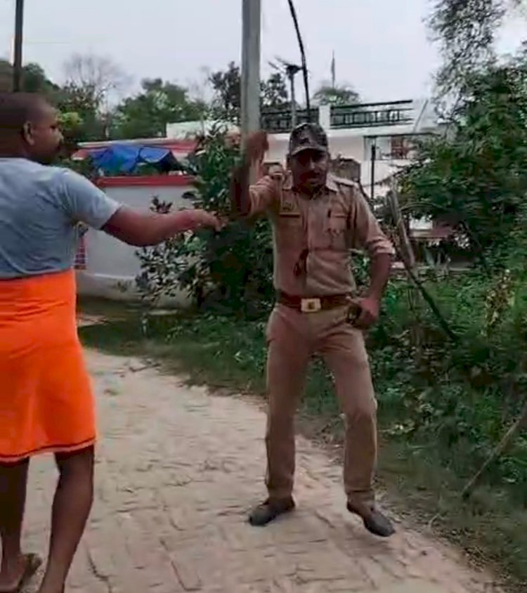 रायबरेली में तैनात होमगार्ड की दबंगई का वीडियो हुआ वायरल