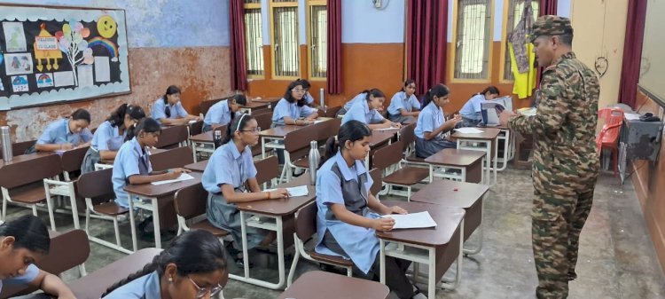 रायबरेली-एनसीसी कैडेट चयन चिन्मया विद्यालय, एनटीपीसी में आयोजित,,, 