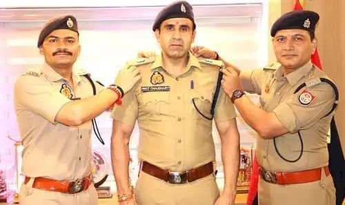 संभल हिंसा से चर्चा में आए सीओ अनुज चौधरी बने एएसपी