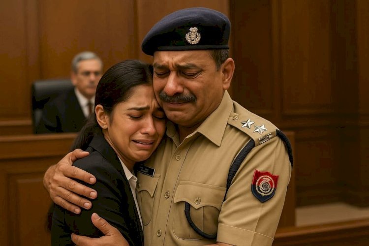 यूपी के प्रयागराज में कानून और रिश्ते के बीच का पल बना गवाह