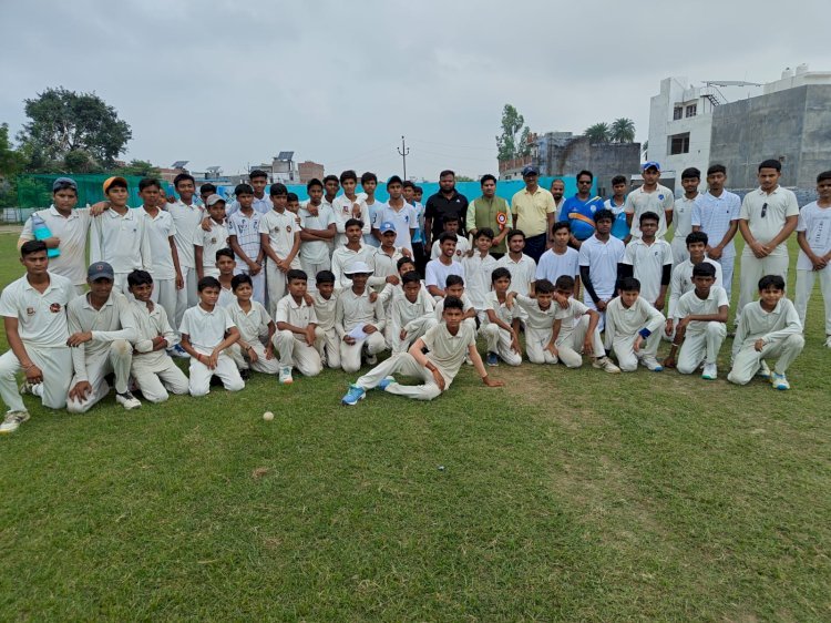 रायबरेली-किक्रेट जूनियर वर्ग जिला स्तरीय प्रतियोगिता का आयोजन