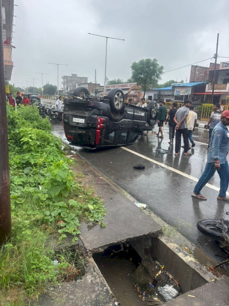 बड़ी खबर रायबरेली से सपा विधायक राहुल लोधी दुर्घटना में घायल