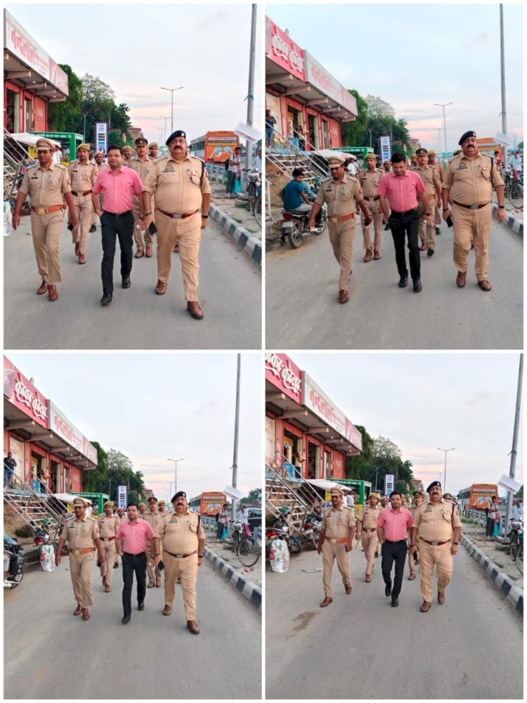 रायबरेली-ऊंचाहार में शांति और सुरक्षा के लिए रूट मार्च: एसडीएम के नेतृत्व निकाला गया मार्च,,,,,