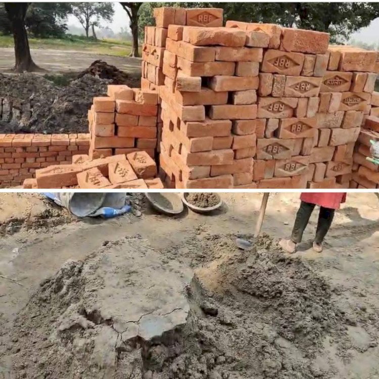 रायबरेली- पंचायत निधि से लाखों रूपये की लागत से नाला निर्माण में हो रही अनियमितता,ग्रामीणों में रोष