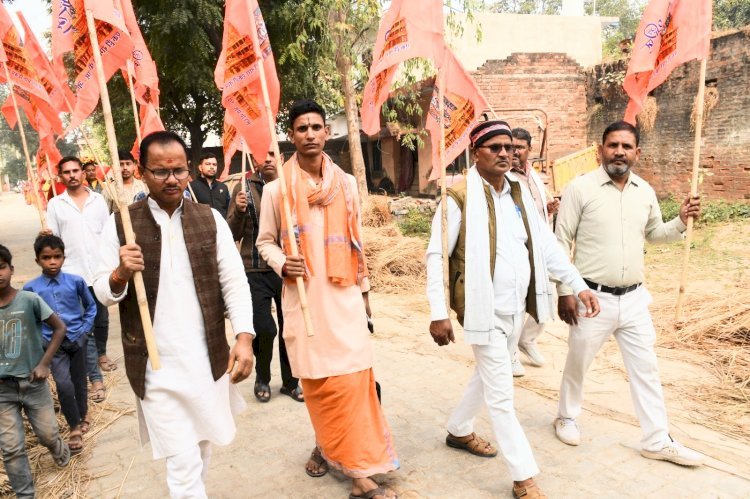 रायबरेली-घुरवारा में स्थित हटिया मेला मैदान में आयोजित हुई श्रीराम कथा