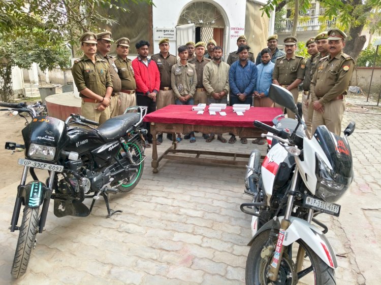 रायबरेली- ऊंचाहार पुलिस नें लूट के आरोपियों को भेजा जेल ? 