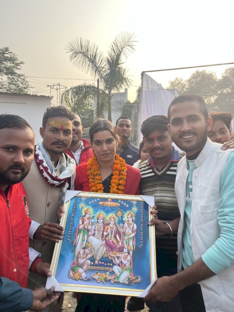 रायबरेली-राष्ट्रीय परशुराम सेना प्रदेश महासचिव अंकित पाण्डेय द्वारा गौ रक्षकों का किया गया भव्य स्वागत