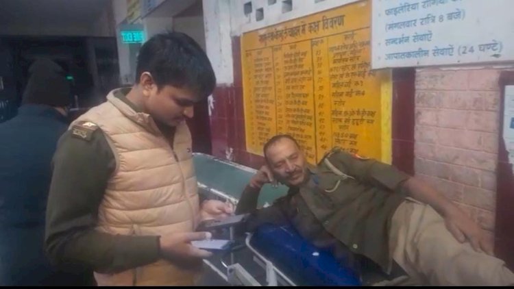 रायबरेली- सड़क हादसे में ऊंचाहार के दरोगा घायल , ड्यूटी के दौरान हुई घटना 