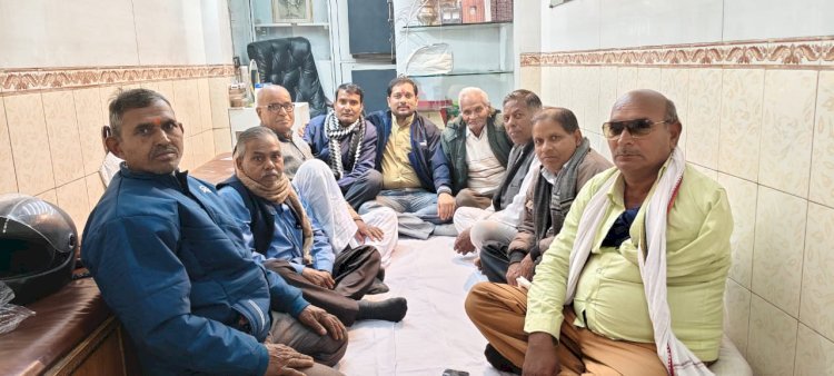 रायबरेली - नववर्ष पर आम आदमी पार्टी द्वारा आयोजित की गई बैठक