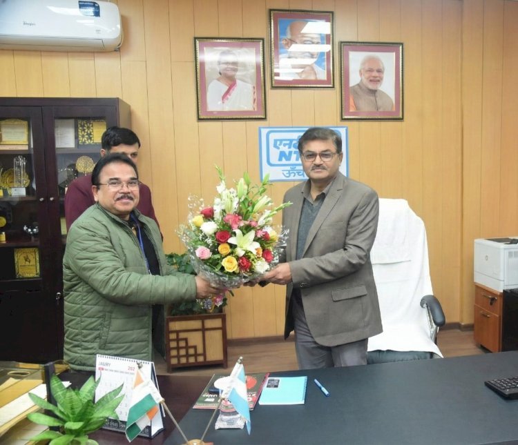 रायबरेली- एनटीपीसी ऊँचाहार में नए परियोजना प्रमुख ने कार्यभार संभाला