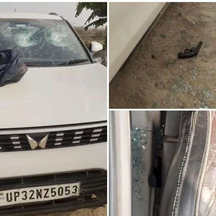 रायबरेली - हमलावरो द्वारा घर के सामने खड़ी कार पर हमला करने का पीड़ित ने लगाया आरोप, वीडियो सोशल मीडिया पर हुआ वायरल