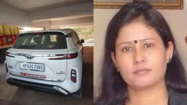 अपने सरकारी वाहन का ही काट दिया चालान; पति के स्कूटी पर भी लगाया 3000 का जुर्माना